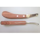 Hufmesser Hauptner links 55mm mit Holzheft