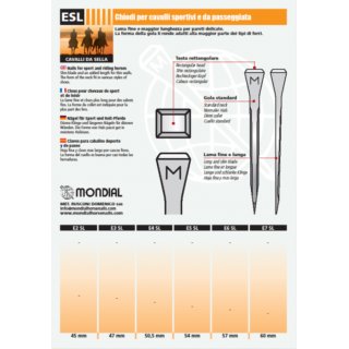 Mondial Hufnagel E Slim 250 Stk/Pkg