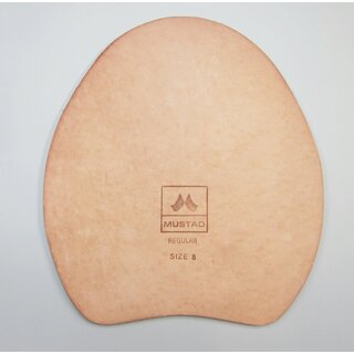 Mustad Lederplatte Regular Gr. 5 (180x160x4)