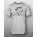 T-Shirt Langarm grau Born to be a Farrier