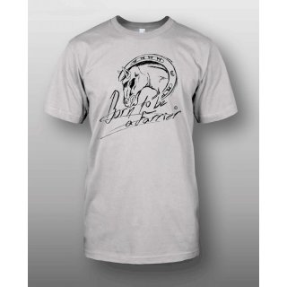 T-Shirt Langarm grau Born to be a Farrier Gr. XL