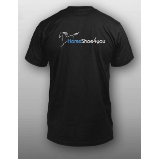 T-Shirt Kurzarm schwarz Born to be a Farrier Gr. M