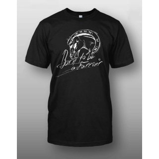 T-Shirt Kurzarm schwarz Born to be a Farrier Gr. L