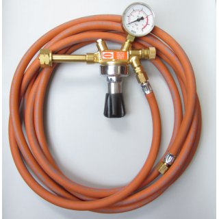 Gas-Schlauch 5 m mit Qualitts-Druckminderer Harris fr Propangas