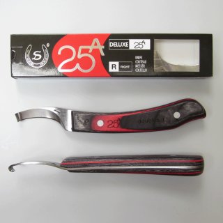 Hufmesser Double S Jubiläum 25A, abgesetzte Klinge, rechts