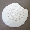 Glu-U Platte Flex L flach mit Strahl, schwarz 165x165x4