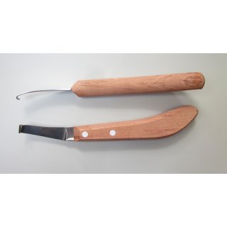 Hufmesser Hauptner Bubinga rechts, 55 mm, breite Klinge