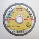 Trennscheibe EDGE gerade, 125 x 22,23 x 1,2;  25 Stk/Pkg