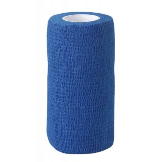 Bandagen selbsthaftend, Breite 10cm x Länge 4,5m, blau